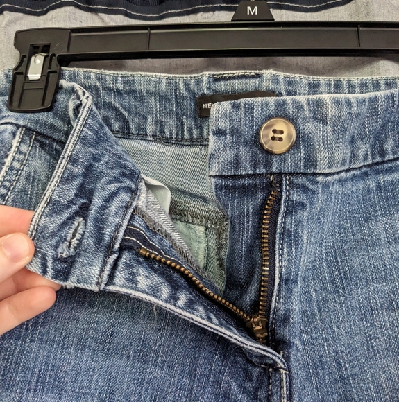 New York Company Jeans Women's 10 Wide Leg Straight Denim - Picture 4 of 9